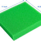 AQUANEAT Aquarium Filter Sponge Open Cell Foam Sheet Bio Sponge Filter Media Pad HMF Fish Tank Sump Divider (11" Lx 10.25" W x 2" H, Green)