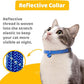 BirdsBeSafe® Break Away Cat Collar with Bell, Reflective Thread for Night Visibility, Comfortable Elastic Stretch Cat Collar to Protect Cat from Getting Stuck in The Garden.
