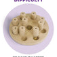 Outward Hound by Nina Ottosson Dog Smart Treat Puzzle Enrichment Toy, Level 1 Beginner, Tan, Composite