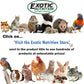 Happy Habitat - Ventilated Enclosure & Breeder Box - for Live Feeder Insects, Reptiles, Amphibians & Other Small Pets - Durable Plastic Portable Terrarium (Medium)