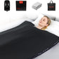 Portable Infrared Sauna Blanket, Detox & Relaxation at Home, Adjustable Timer 1-60 Min, Temperature Range 95-167℉, 6 ft x 2.6 ft, Durable PU Leather Cover