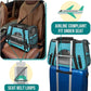 PetAmi Airline Approved Pet Carrier for Cat, Soft Sided Dog Carrier for Small Dog, Cat Travel Supplies Accessories Indoor Cat, Ventilated Pet Carrying Bag Medium Large Kitten Puppy, Small Heather Blue