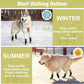 BEAUTYZOO Anti-Slip Dog Socks,Dog Shoes for Hot/Cold Pavement,Paw Protectors with Grips 3 Pairs for Puppy Small Medium Large Senior Old Dogs,Dog Socks to Prevent Licking and Hardwood Floor Protection