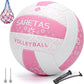 Beach/Water/Sand Volleyballs, Outdoor/Indoor Official Size, Soft Touch Volleyball for Beginners, Cute Volley Ball for Girls/Kids/Youth, Ideal Gifts with Pump for Backyard, Pool, Middle School