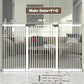 41" Extra Tall and Wide Baby Gate, 65.8-68.5'' Wide Pet Cat Gate for Doorway, Extra Wide Pressure Mounted Child Door with Expansion Kit, Metal Safe Gate, Tall Dog Gate, White