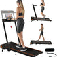 Foldable Treadmill with Incline Treadmill with Home Removable Desk Workstation 3.0 HP 3 in 1 Folding Small Compact Walking Treadmills 300 Lbs Capacity for Home Office