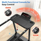 CIIHI Walking Treadmill for Senior - 350 lbs Senior Treadmill for Home with Long Handrails - Recovery Fitness Exercise Machine for Elder with Desk Workstation, Bluetooth Speaker