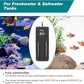 hygger Aquarium Heater,500W/800W/1200W Submersible Fish Tank Water Heater Double Quartz Explosion-Proof with for Freshwater Saltwater Tank