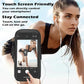 Phone Holder for Running, Walking, and Workout - Adjustable Arm Band Armband for iPhone and Cell Phones - Clear Crossbody Phone Pouch Purse with Strap for Women Men