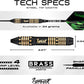 IgnatGames Premium Steel Tip Darts – 3/6/12 Pack Brass Barrels with Aluminum Shafts, 16 GlideXPro Flight Set, Tool Kit & Giftable Case