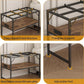 Modern 15 Long Gallon Fish Tank Stand for Home Office, 2-Tier Aquarium Stand with Shelf for Storage, Fish Tank Table 24" x 12" x 21", Ideal for Breeder Tanks, and Reptile Terrariums, Rustic Brown