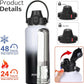Water Bottle Insulated 32oz 40oz 64oz 128oz Straw Lid Spout Lid & 3 Lids, Leak Proof, Vacuum Insulated,Stainless Steel Water Bottle Wide Mouth for Sports, Gym or Office