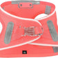 Light Up Dog Harness,Rechargeable LED Dog Harness for Small Medium Large Dogs,Reflective Lighted Safety Vest for Night Walking & Camping,Lightweight & Adjustable,Fluorescent Pink,M