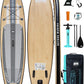BM Paddle Board Inflatable Stand Up Paddle Board, SUP Paddleboard for Adult, Premium Accessories | Non-Slip EVA Deck & Foam Handles, Camera Mount, Double Action Pump, 85L Travel Backpack