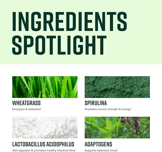 Vibrant Health, Green Vibrance, Vegan Superfood Powder, Boost Energy, 60 Servings