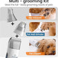 oneisall Dog Grooming Vacuum, Pet Grooming Vacuum with Clipper Nail Grinder, 1.5L Dust Cup Dog deshedding Vacuum Brush with 7 Pet Grooming Tools for Shedding Pet Hair, Home Cleaning