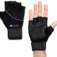 WAGs Ultra Wrist Assured Gloves - Workout Gloves with Patented Ergonomic Gel Pad and Wrist Wrap, Medium