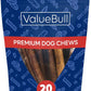 ValueBull Bully Sticks for Large Dogs, Super Jumbo 6 Inch, 10 Count - All Natural, Grass Fed, Single Ingredient, Long Lasting Dog Treats for Aggressive Chewers