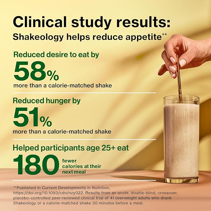 Shakeology Plant Based Protein Powder Blend – Gluten-Free Shake with Vitamins and Minerals – Helps Support Weight Loss, Lean Muscle, Gut Health – Vanilla, 30 Servings