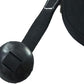 35' Flat Cotton Web Lunge Line with Bolt Snap & Rubber Stop - by Southwestern Equine (35', Black)