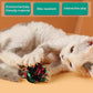 PET SHOW Pack of 30pcs Cat Toy Balls Set Interactive Pompoms Kitten Toys Golden Thread Ball Paper Balls Quiet Indoor Outdoor Footballs Play Activity Chase Training