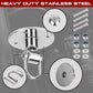 Boxerpoint Speed Bag Swivel Kit - Small Silver 360° - Mounting Hardware & Swivel Clip for Boxing Equipment
