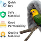 SIMENA Bird Blanket for Cage, Corner Fleece Bed for Birds, Cozy Bird Warmer, Parrot House for Cage, Cuddle Nest Hanging Toy for Lovebirds Parakeet (Blue, Small)
