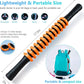 Muscle Roller Stick, Yoga Massage Roller Bar Fitness Beauty Tool for Athletes Relief Leg Back Pain (Orange)