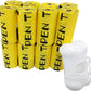 Dog Poop Bag, Biodegradable, Waste Bags with Dispensers, Guaranteed Leak Proof and Extra Thick, Certified Home Compostable, Plant-Based Dog Waste Bags, Eco-Friendly, 240 counts 16 rolls (Yellow, 16)
