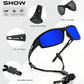 Polarized Sunglasses Men, Sports Sun Glasses Womens UV400 Protection for Fishing Running Driving