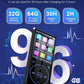 96GB MP3 Player with Bluetooth 5.0: Portable Lossless Sound Music Player with HD Speaker,2.4" Screen Voice Recorder,FM Radio,Touch Buttons,Support up to 64GB for Sport(Earphones&64GB TF Card Included)