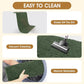 IM HOME Extra Large 71" x 25" Olive Dog Door Mats for Muddy Paws, Chenille Absorbent Dog Mat, Non Slip Heavy Mud Mat for Dogs, Soft Pet Bed Mat for Entryway, Mud Paws, Inside Floor