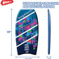 Wham-O Boogie Boards, 37" Body Board for Beach, Lightweight Bodyboard with Wrist Leash for Beginners and Training All Wave Conditions(1 Pack)