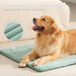 Made4Pets Dog Crate Pad Bed for Large Dogs, Washable & Reversible, Anti-Slip Kennel Mat for Cozy Sleeping, Soft Fluffy Dog Bed for Indoor & Outdoor Use, 41"x29", Green