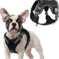 rabbitgoo Tactical Dog Harness for Small Dogs, No Pull Military Service Vest with Handle & Molle, Easy Control for Training Walking, Adjustable Reflective Straps, Black, S