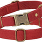 PET ARTIST Dog Collars for Small Dogs, Soft Padded Premium Nylon Dog Collar with Quick Release Metal Buckle, Durable & Adjustable Pet Collars for Boy Gifts, Red, S (Fit 10-16")