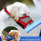 Dog Muzzle, Soft Air Mesh Muzzle for Small Medium Large Dogs Anti Biting Barking Chewing, Breathable Drinkable Adjustable Loop Pets Muzzle for German Shepherd Husky Labrador Retriever (Red,L)