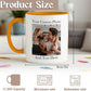 Custom Photo & Text Mug Add Personalized Text, Upload Your Image Personalized 11.5oz Mug Choose From Various Designs The Suitable Gift for Parents (C02 TEXT & PHOTO)