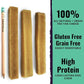 EcoKind Premium Gold Yak Cheese Himalayan Dog Chews, Dog Treats Large Breed, All Natural, High Protein, for Aggressive Chewers, Large - 3 Chews