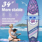11'Stand Up Paddle Boards Surf Control with Premium SUP Board Accessories Backpack & Removable Fins, 34" Wide Inflatable Paddle Boards of All Skill Levels