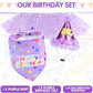 SCENEREAL Dog Birthday Bandana with Hat and Dress Girl Set, Puppy Birthday Party Supplies, Cute Tutu Skirt Outfit for Small Medium Large Dogs