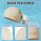Silicone Swim Cap for Long Hair Adults Women Men, Waterproof Stretchy Swimming Caps, Durable Tear Resistant Bathing Cap