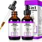 Cat Multivitamin,15 in 1 Cat Vitamins Liquid Drops Supplements for Heart Health, Bones, Joint, Skin & Coat, Bladder, Immune System Support 60ml-2pcs