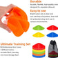 60/120 Pack Agile Soccer Cones with Portable Bags & Brackets,Sports Cones,Cone Sport,Agile Soccer Cones Used for Football Training…
