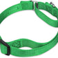 Hyhug Solid Color Nylon Martingale Collar, Heavy Duty Escape-Proof Pup Dog Collar. (Small, Lime Green)