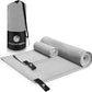 ScorchedEarth Microfiber Travel & Sports Towel Set (Slate Gray) - XL Set (39x70.5 & 12x24)