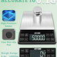 NEXT-SHINE Food Kitchen Scale 11lb 0.1g/0.01oz Precise Graduation, 9 Units Rechargeable Digital Scale Stainless Steel Platform LCD Display