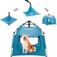 Outdoor Waterproof Pet Automatic Camping Tent, Pop up Cave Bed for Indoor Cats and Small Dogs, Portable Cat House Dog House, Sky Blue.