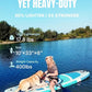 Niphean（Ultra-Light）Inflatable Paddle Board with (Beginner Friendly) StabilTrac Fin and Durable SUP Accessories, 10' Stand Up Paddle Boards for Adults & Youth, Versatile Yoga Paddle Board, Gift Ideas