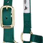 Weaver Equine Nylon Horse Halter, Triple-Ply Cheek Design, Original Non Adjustable Halters for Horses, Equine Tack,Average Size, Black